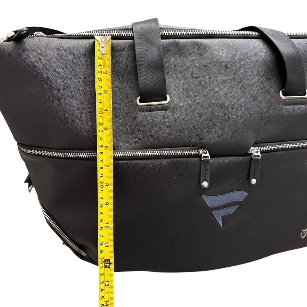 Vessel black skyline lux duffle bag nwt